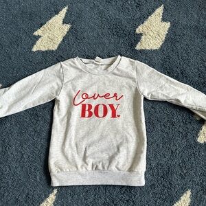 Amazon Gray Kids Sweatshirt with Red Print